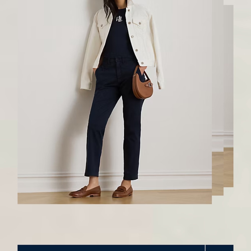 Ralph Lauren Navy Blue Women’s ankle length Chinos